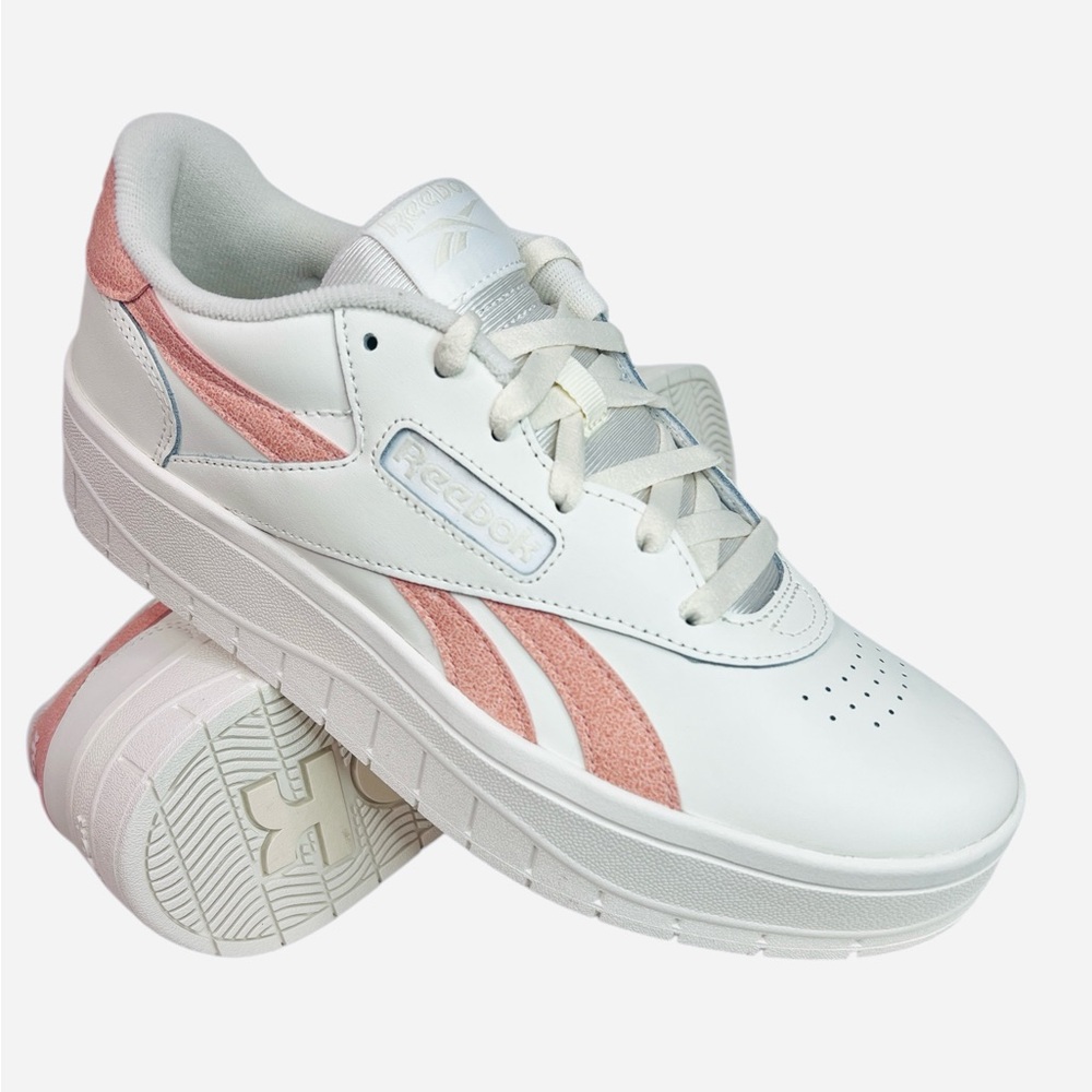 Reebok Court Advance Surge White/Pink Tennis Shoes Athletic Womens Size 9.5 - Picture 13 of 16